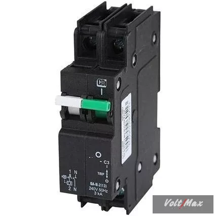 Circuit Breaker 50a 3ka 1pole+N Samite